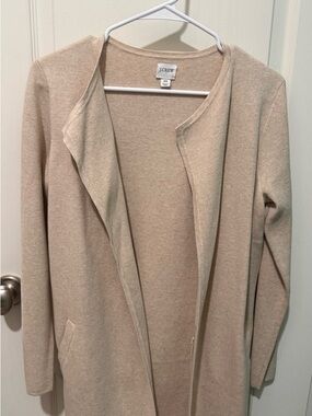 J. Crew Beige cardigan Sweater